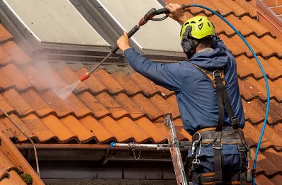 Démoussage et hydrofuge de toiture à Bréhain